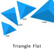 Bolt-on Triangle Flat 400