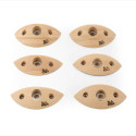 Crimp Leaf Hard 6pcs