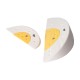 EGGS - Dual Grip 3 - 1/2 Hard Boiled Egg