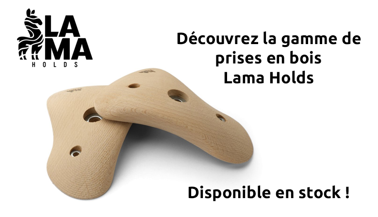 Prises d'escalade en bois Lama Holds