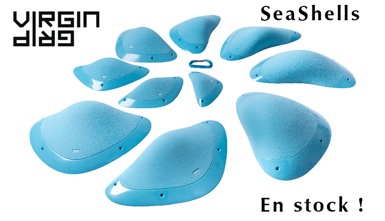 Nouvelles prises SeaShells VirginGrip