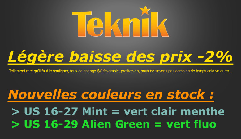 Baisse des prix Teknik -2%